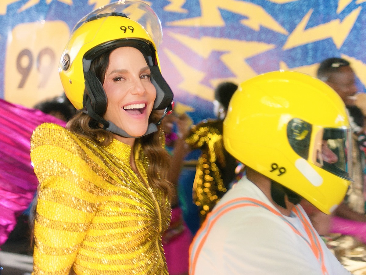 Entenda como 99 ‘salva’ o carnaval de ivete sangalo, embaixadora da marca há 3 anos, em nova campanha