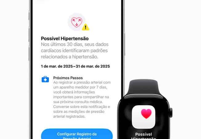 Apple libera alerta de hipertensão no Apple Watch no Brasil