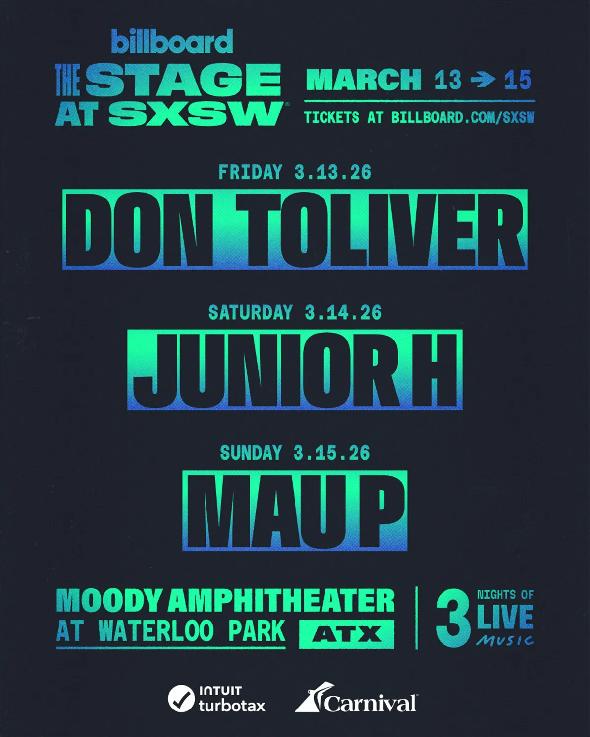 Chase B abre THE STAGE no SXSW em parceria entre Billboard e Intuit TurboTax