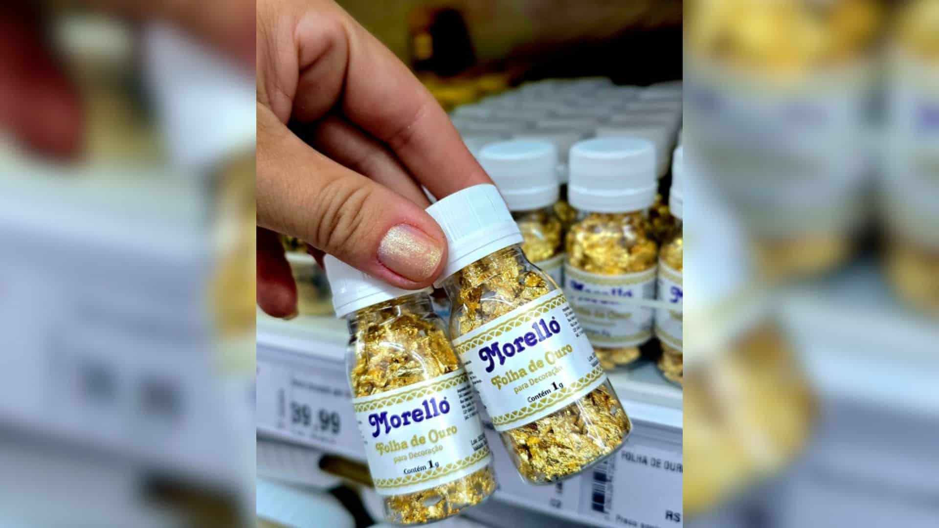 Anvisa suspende fabricação e venda de glitters culinários e folhas de ouro da marca Morello