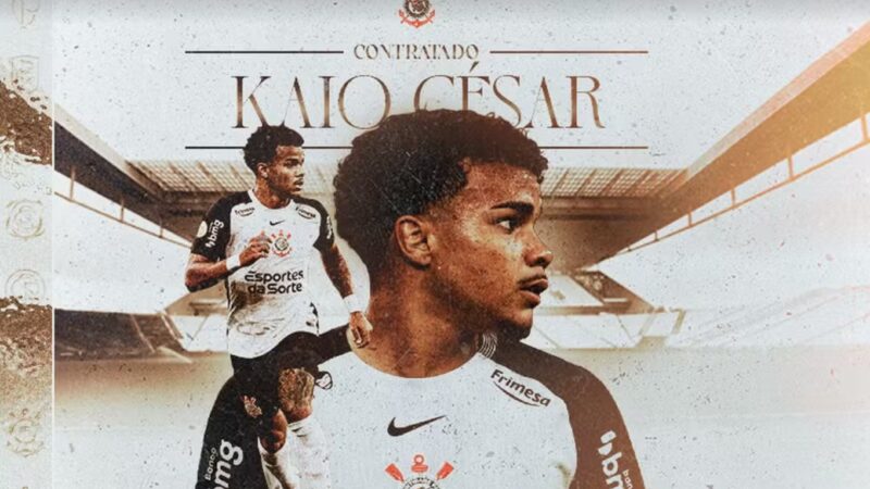 Corinthians contrata Kaio César em empréstimo até o fim de 2026
