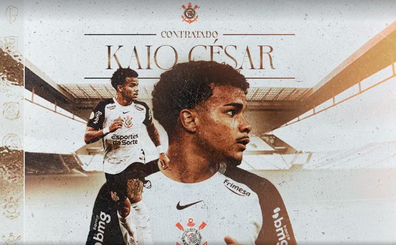 Corinthians contrata Kaio César em empréstimo até o fim de 2026