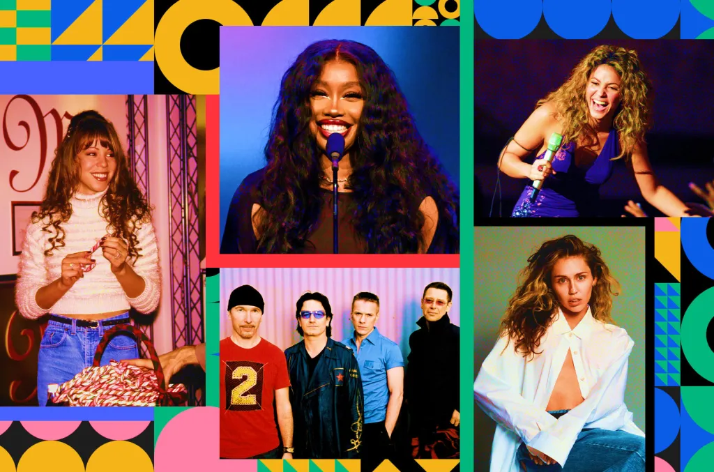 As músicas com mais semanas no topo de cada ranking de airplay da Billboard