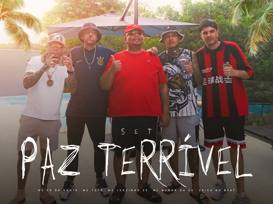 MC FR da Norte lança novo set “Paz Terrível” ao lado de MC Tuto, MC Leozinho ZS e MC Menor da VG