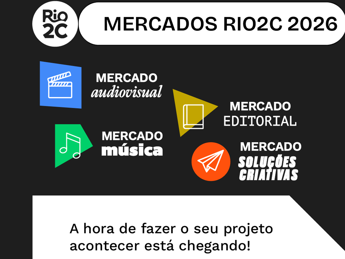 Rio2C 2026 abre inscrições para mercados de audiovisual, música, editorial e soluções criativas
