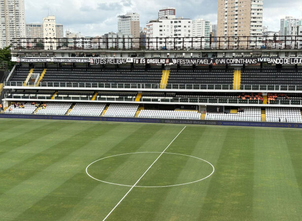 Corinthians reveste a Vila Belmiro para estreia no Brasileirão 2026