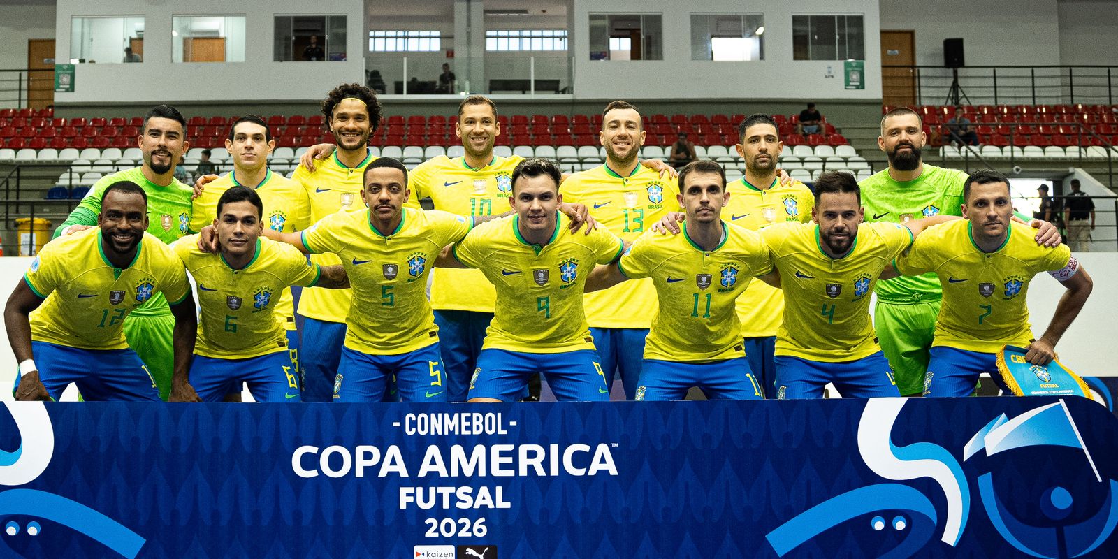Brasil enfrenta Peru nas semifinais da Copa América de Futsal