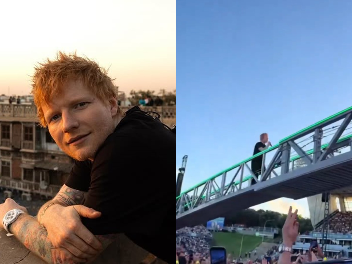 Ed Sheeran estreia “Loop Tour” em Auckland com ponte retrátil no palco