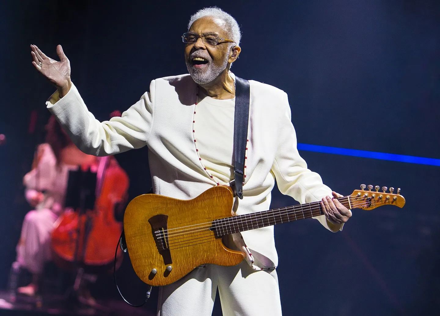 Gilberto Gil encerra turnê “Tempo rei” em São Paulo acompanhado da família musical