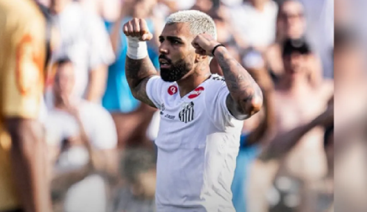 Gabigol marca na reestreia e conduz Santos à virada sobre o Novorizontino