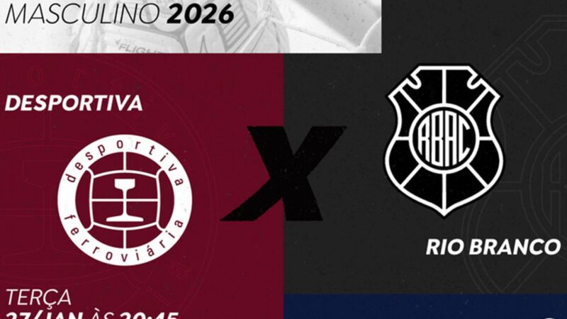 TV Brasil exibe duelo entre Desportiva Ferroviária e Rio Branco-ES pelo Capixaba 2026