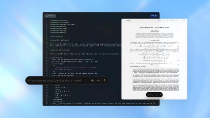 Prism: OpenAI lança ambiente gratuito para acelerar pesquisas científicas