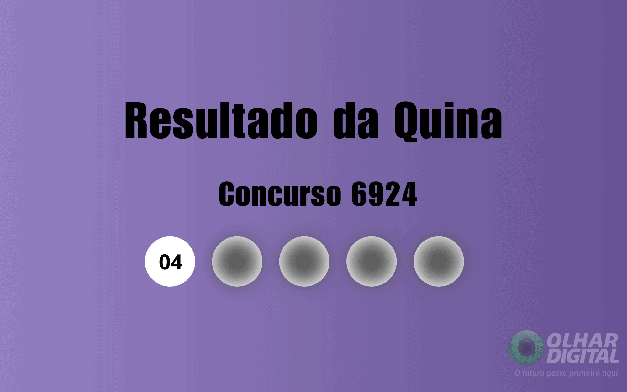 Resultado da Quina 6924: números sorteados e detalhes do prêmio