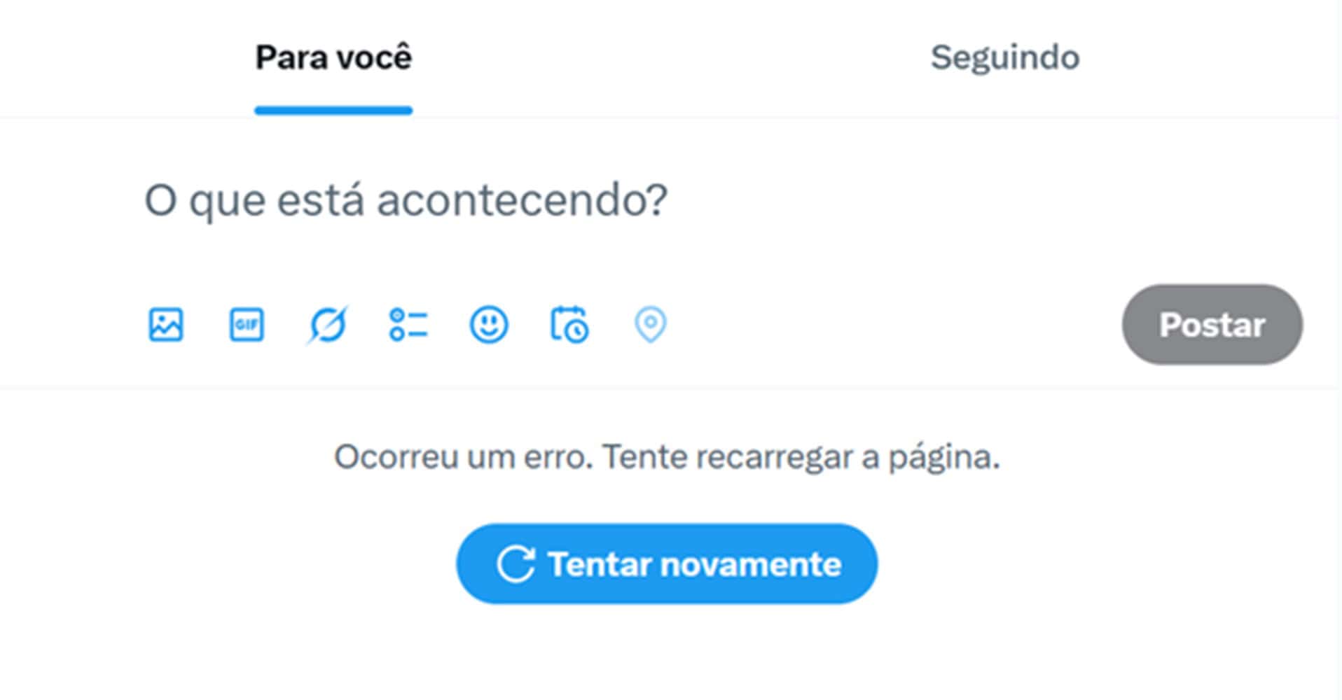 X enfrenta instabilidade global e deixa usuários sem acesso a publicações