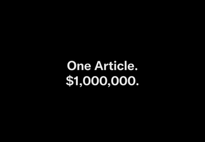 X oferece US$ 1 milhão ao autor do artigo mais popular em janeiro