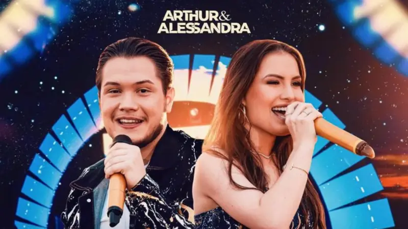 Arthur e Alessandra anunciam lançamento de “Calma, Calma” para o DVD “Voando Alto 2”