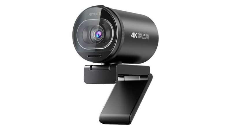 Oferta na Amazon: webcam EMEET S600 com resolução 4K é ideal para aulas e trabalho remoto