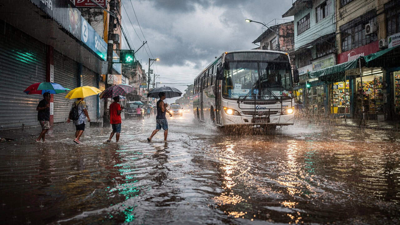 Chuvas em Manaus funcionam como laboratório para estudos sobre o futuro da Amazônia
