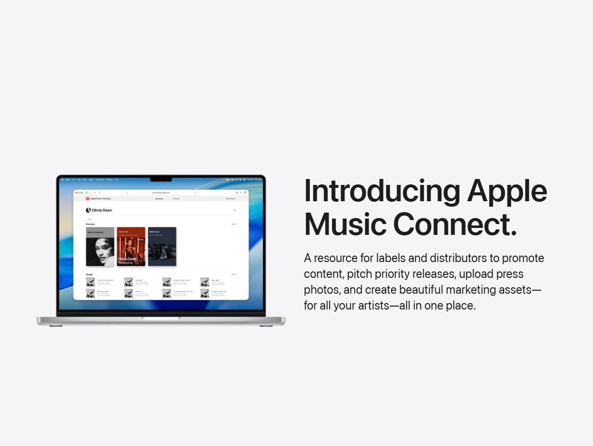 Apple Music Connect é relançado como hub global para gravadoras e promete agilizar lançamentos na plataforma