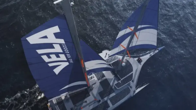 Startup francesa desenvolve navio 100% à vela para reduzir emissões em até 96%