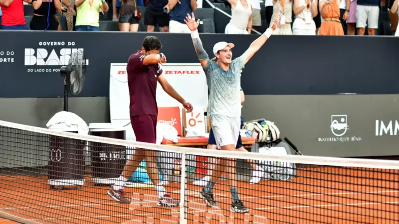João Fonseca e Marcelo Melo conquistam o título de duplas no Rio Open