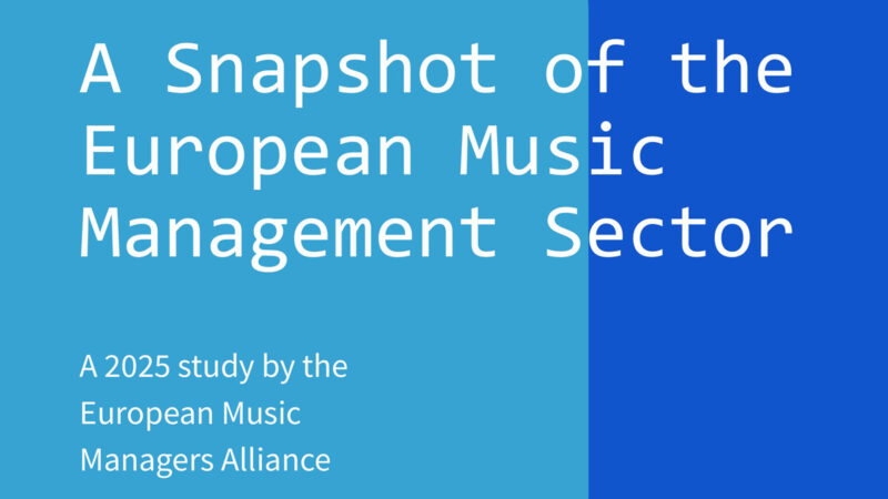 Veja como relatório europeu aponta fragilidade estrutural no empresariamento musical e pesquisa brasileira avança no mapeamento do setor