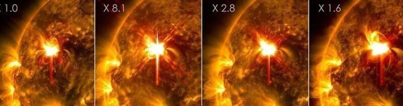 NASA identifica cinco erupções solares intensas em menos de três dias