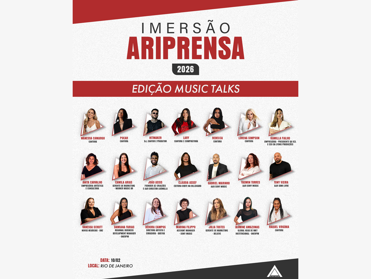 AriPrensa anuncia Imersão Music Talks em parceria com a UBC