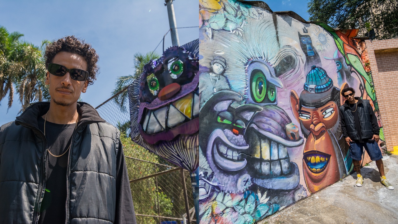 Artista de Santo André leva graffiti a projeto em Bogotá e reforça diálogo cultural
