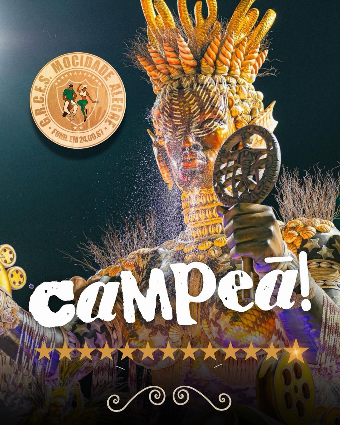 Mocidade Alegre conquista 13º título e é campeã do Carnaval de São Paulo 2026