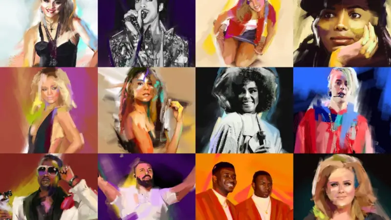 Os maiores astros do pop de 1981 a 2025, segundo a Billboard