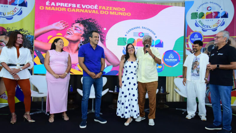 Carnaval de Salvador 2026 terá abertura dedicada ao samba e espera 1,2 milhão de turistas