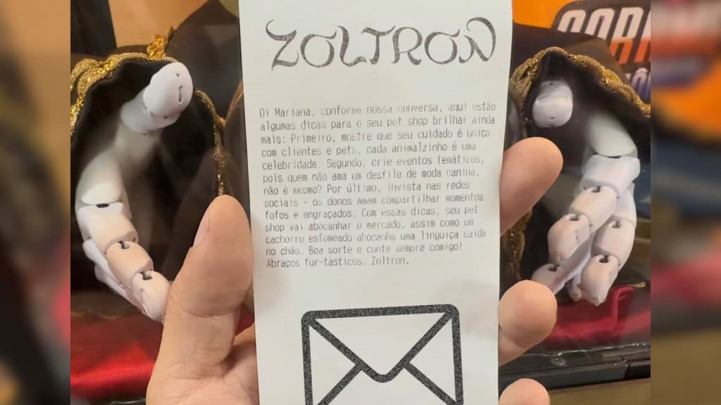 Zoltron: robô com cinco IAs que funciona como “vidente” e simula empatia