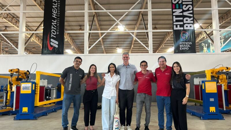 Fitness Brasil visita Total Health em Jaboticabal e reforça parceria com a indústria nacional de equipamentos