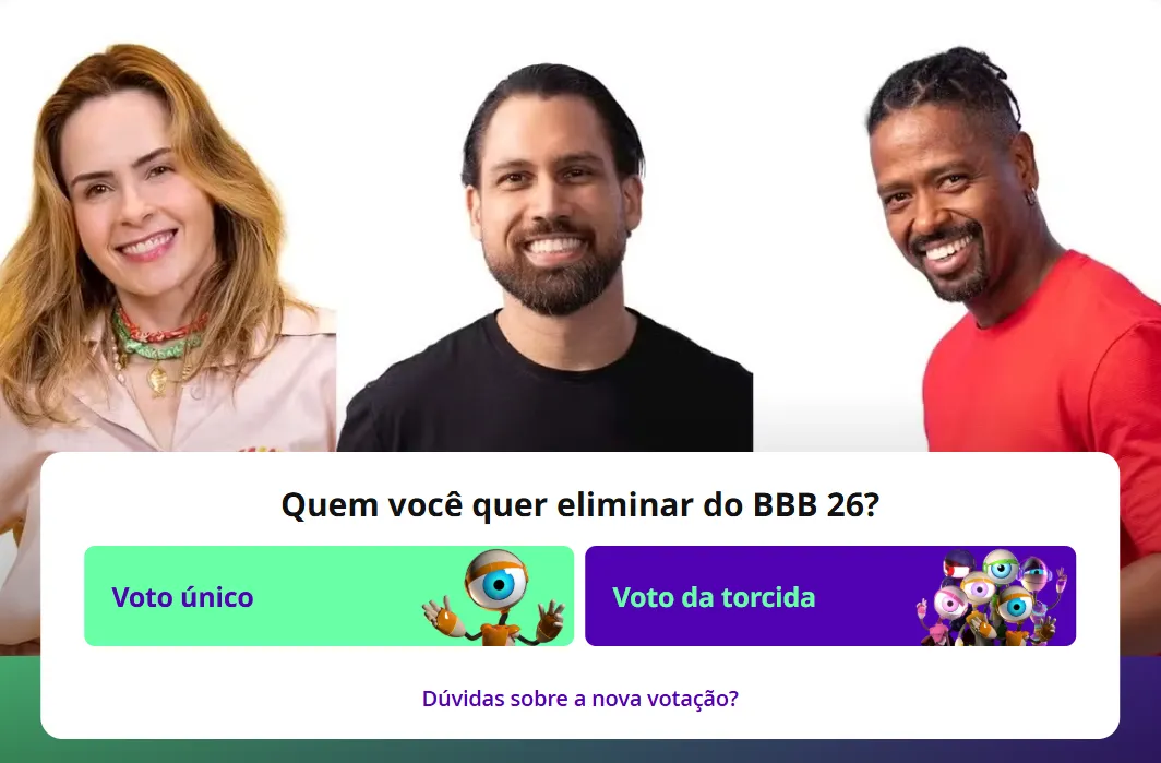 Terceiro Paredão do BBB 26: como votar e confira a parcial