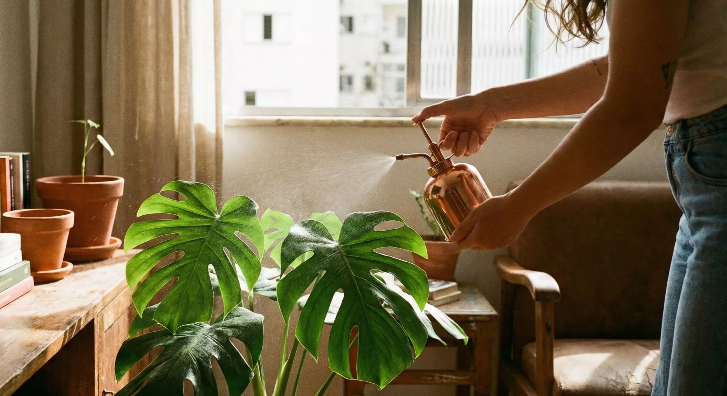 Como manter plantas saudáveis em apartamentos quentes