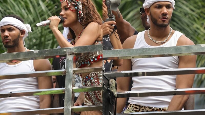 Anitta confirma pausa no namoro e recebe ex-affair Tyler Boyd em bloco no Rio