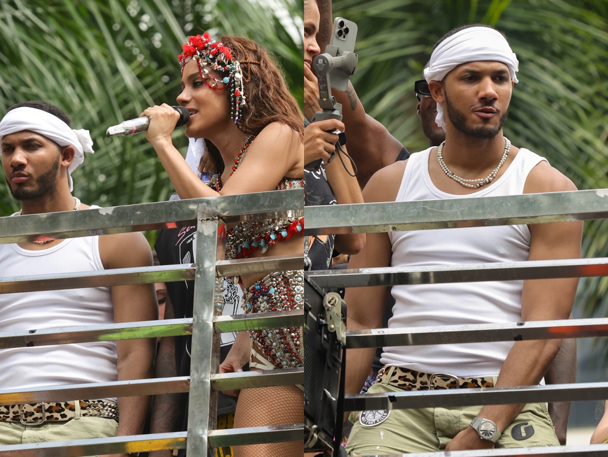 Anitta confirma pausa no namoro e recebe ex-affair Tyler Boyd em bloco no Rio