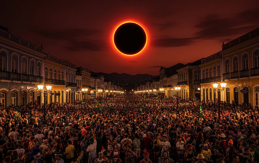 Eclipse solar anular de 17 de fevereiro de 2026 não será visível no Brasil