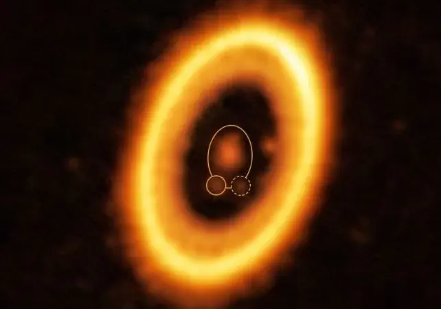 Dois planetas podem compartilhar a mesma órbita em torno da estrela PDS 70