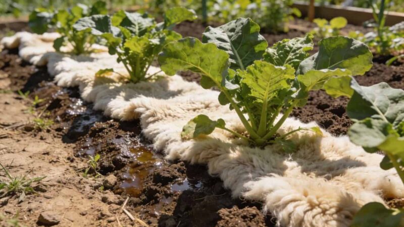 Lã de ovelha melhora retenção de água em olivais e aumenta resistência à seca