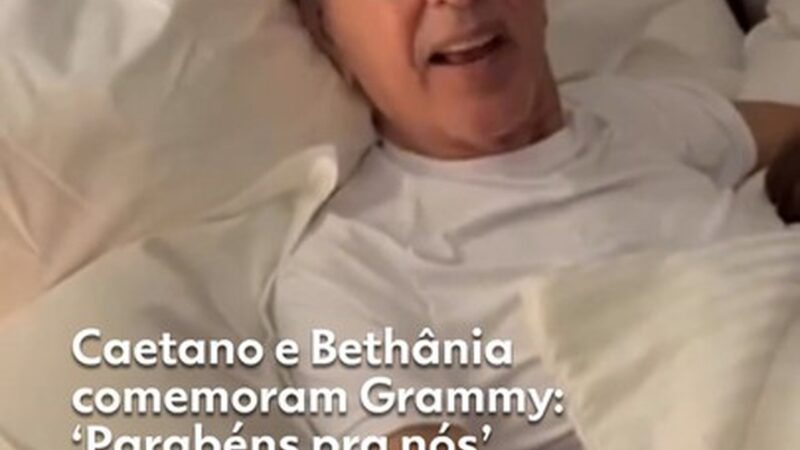 Caetano Veloso e Maria Bethânia conquistam Grammy de Melhor Álbum de Música Global