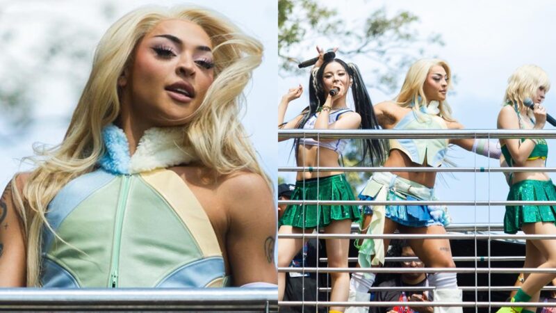 Pabllo Vittar traz NMIXX ao Carnaval de SP e arrasta multidão no Ibirapuera