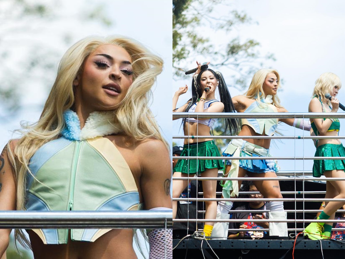 Pabllo Vittar traz NMIXX ao Carnaval de SP e arrasta multidão no Ibirapuera
