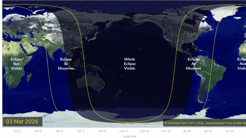 Eclipse lunar total em uma semana: onde a “Lua de Sangue” será vista