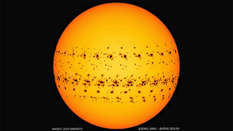Sol fica sem manchas pela primeira vez em quatro anos