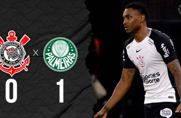Corinthians perde em casa para o Palmeiras por 1 a 0 na 7ª rodada do Paulistão 2026