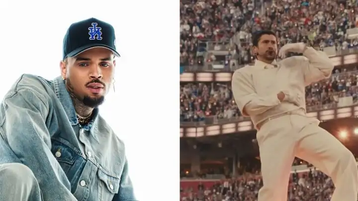 Entenda como chris brown reage ao show de bad bunny no super bowl: “eles precisavam de mim”