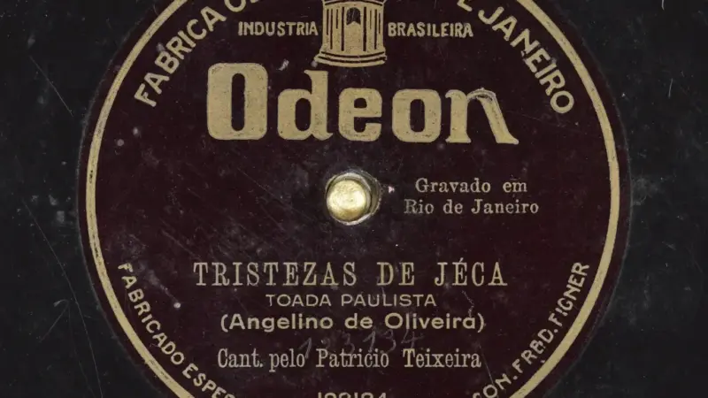 Primeira gravação com letra de “Tristezas do Jeca” completa 100 anos