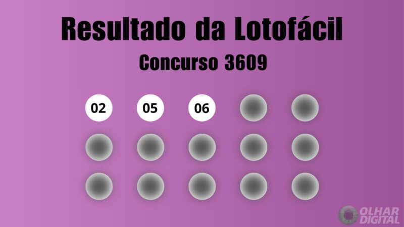 Lotofácil 3609: confira resultado, ganhadores e próximos sorteios